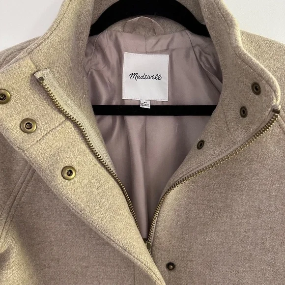 Madewell Tan Estate Cocoon Insuluxe Coat - Picture 6 of 6